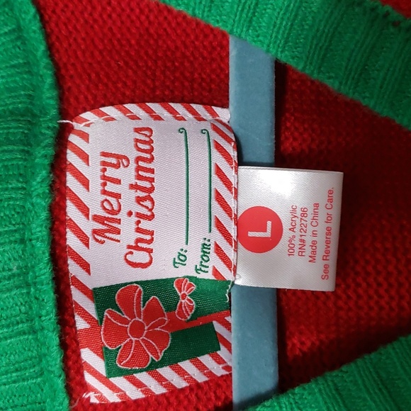 Merry Christmas Sweater Vest Unisex - Picture 2 of 5